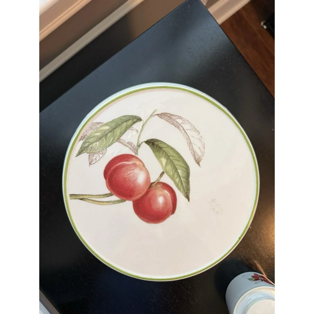 Villeroy & Boch Cascara German Fine Porcelain Cake Pedestal 2007 Farmers Market